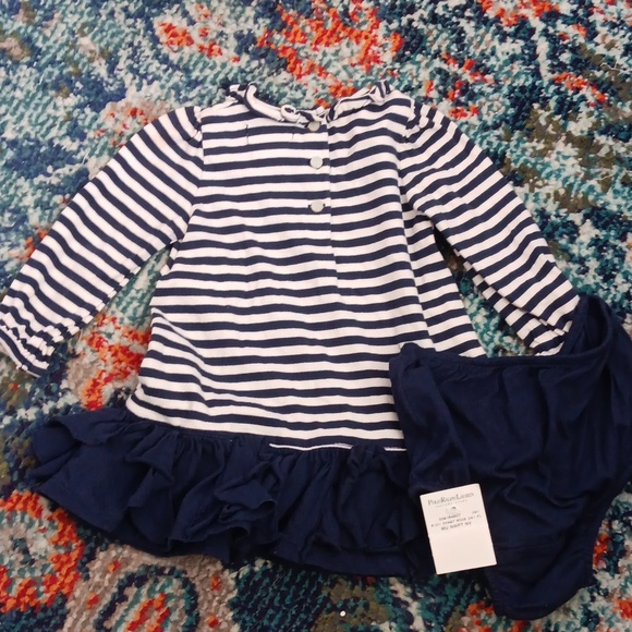 Ralph Lauren striped dress with bloomers - Picture 3 of 3